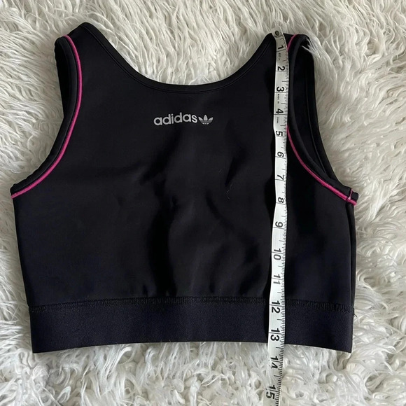 Adidas Low Back Crop Top Size Medium - Picture 4 of 9